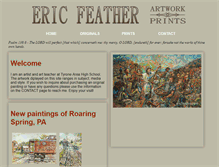 Tablet Screenshot of ericfeather.com